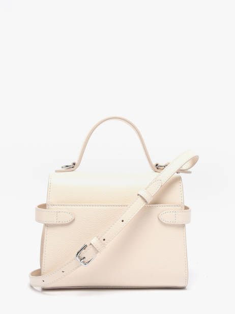 Cross Body Tas S Emily Grainé Leder Le tanneur Wit emily TEMI1006 ander zicht 4